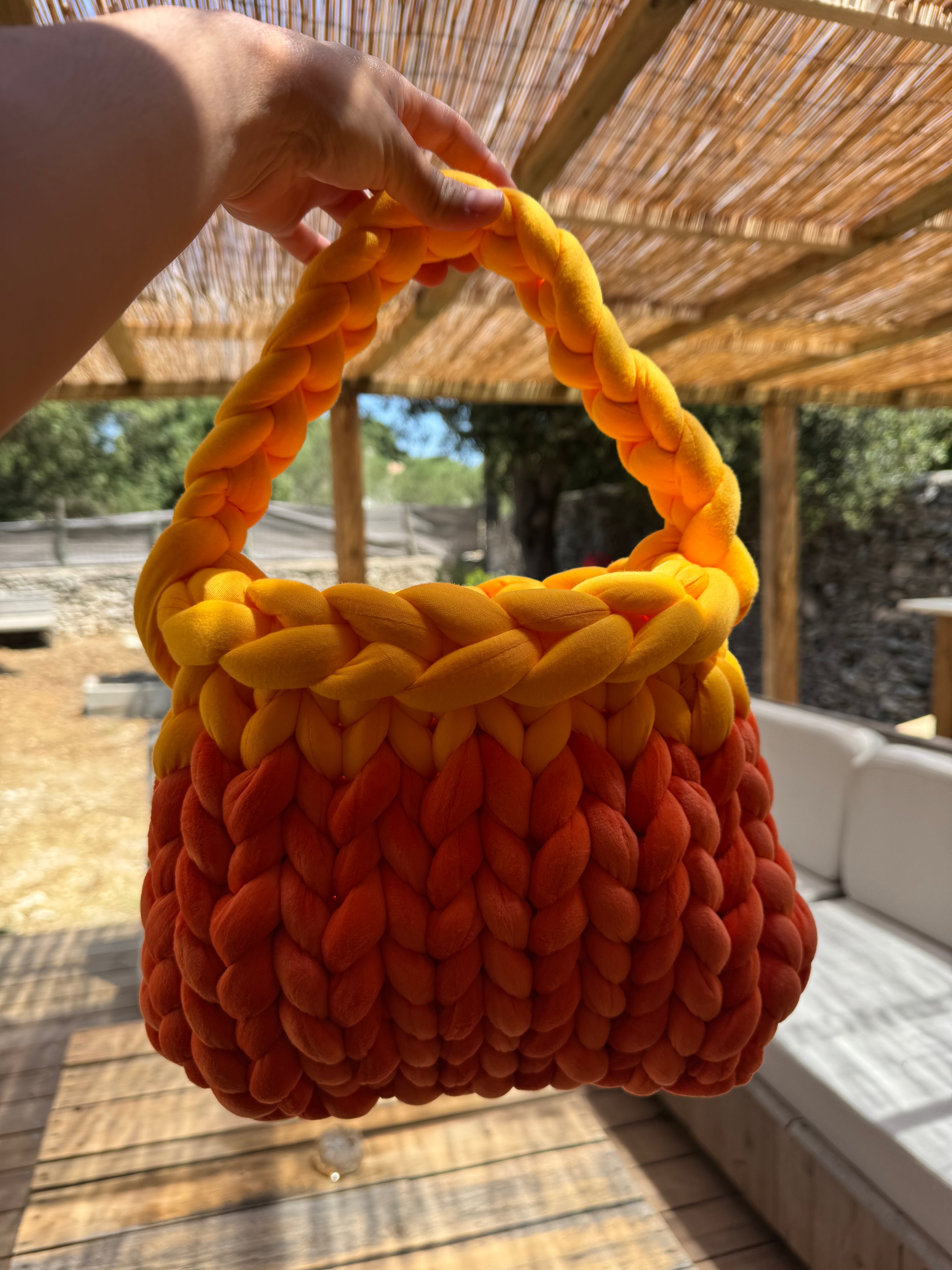 Le sac nuage "U Niulu" - Sangle Tressée