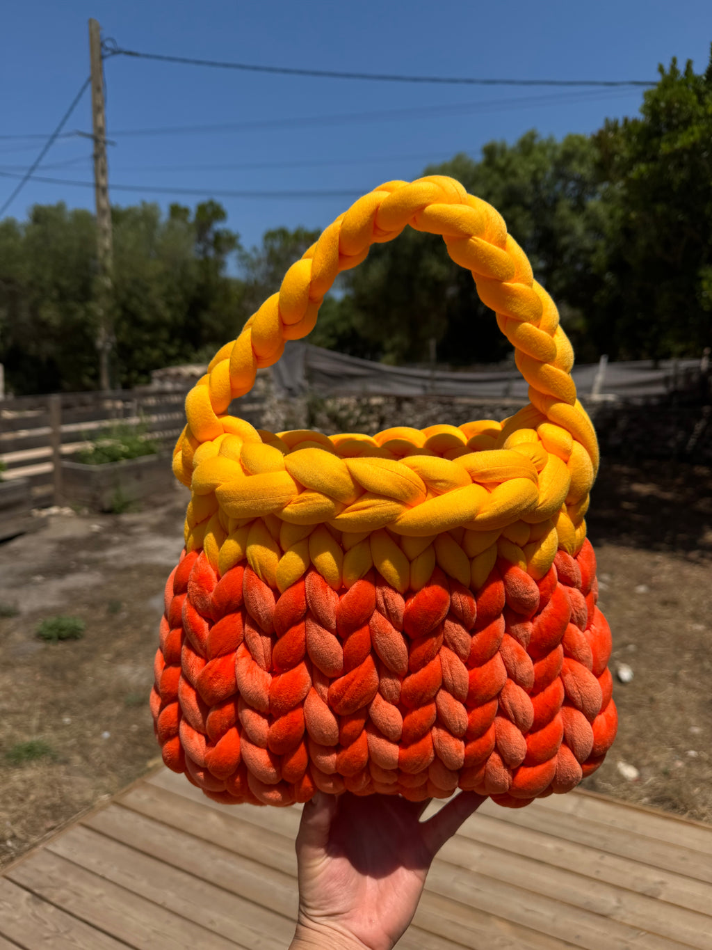 Le sac nuage "U Niulu" - Sangle Tressée