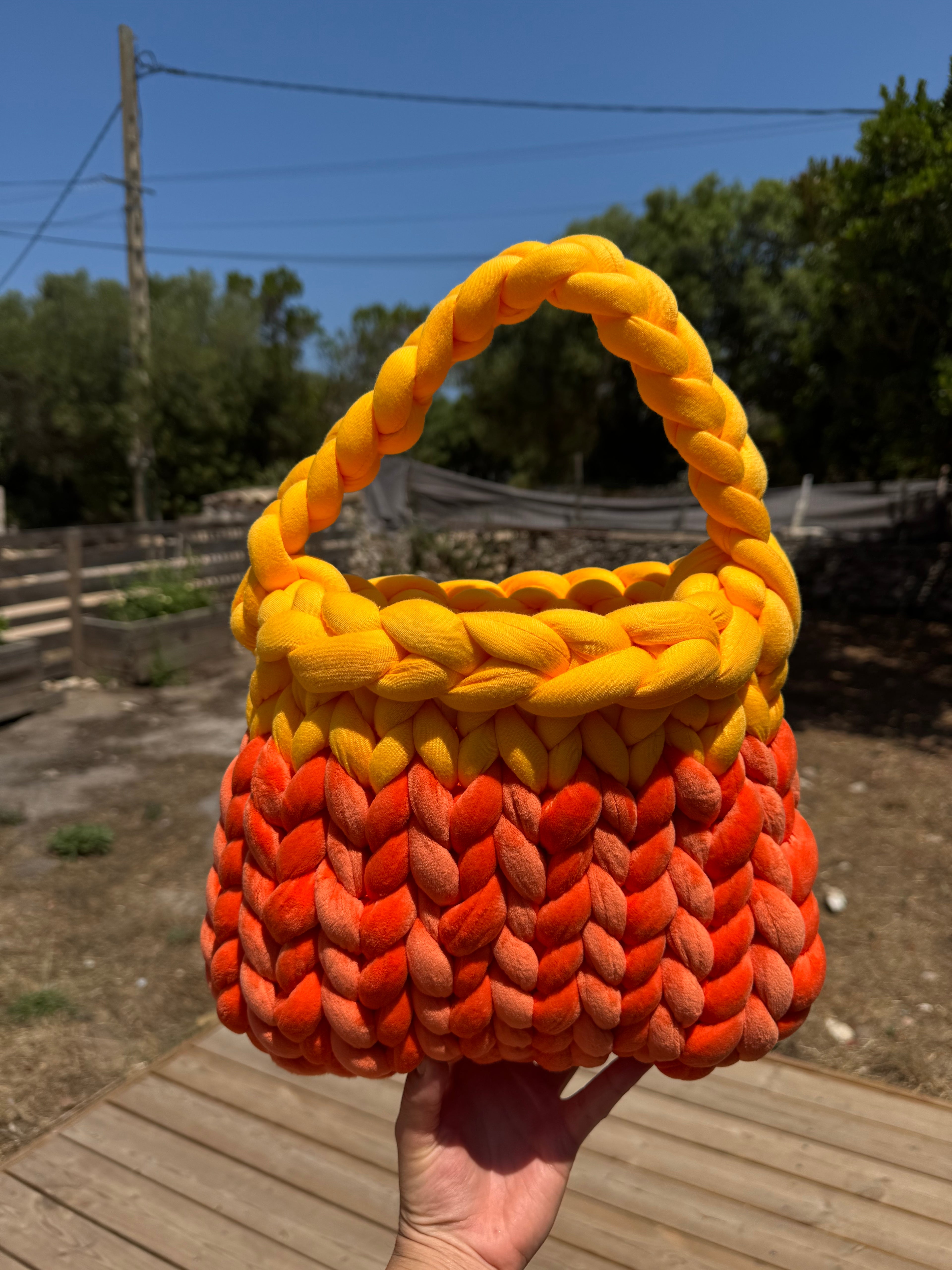 Le sac nuage "U Niulu" - Sangle Tressée